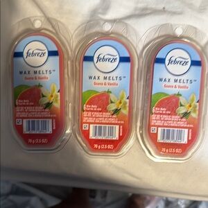 Febreze Guava & Vanilla Wax Melts - Pink and White